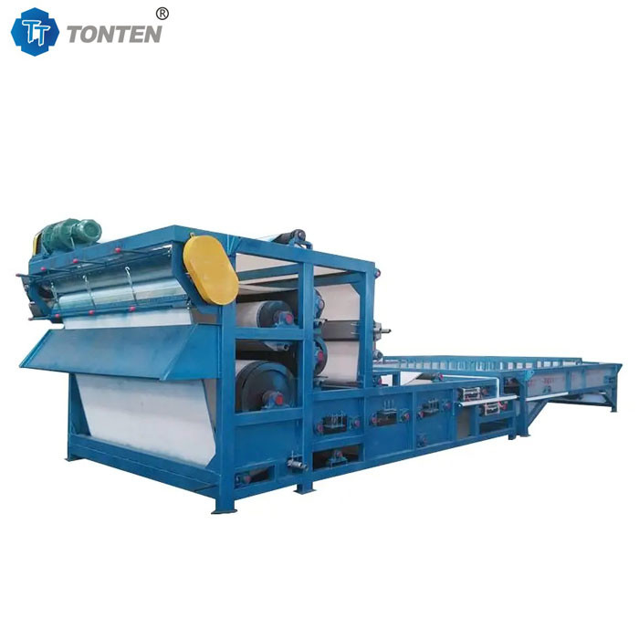 Pressão de filtragem de cinturão de desaguamento de lama Pressão de filtragem de concentração de máquina