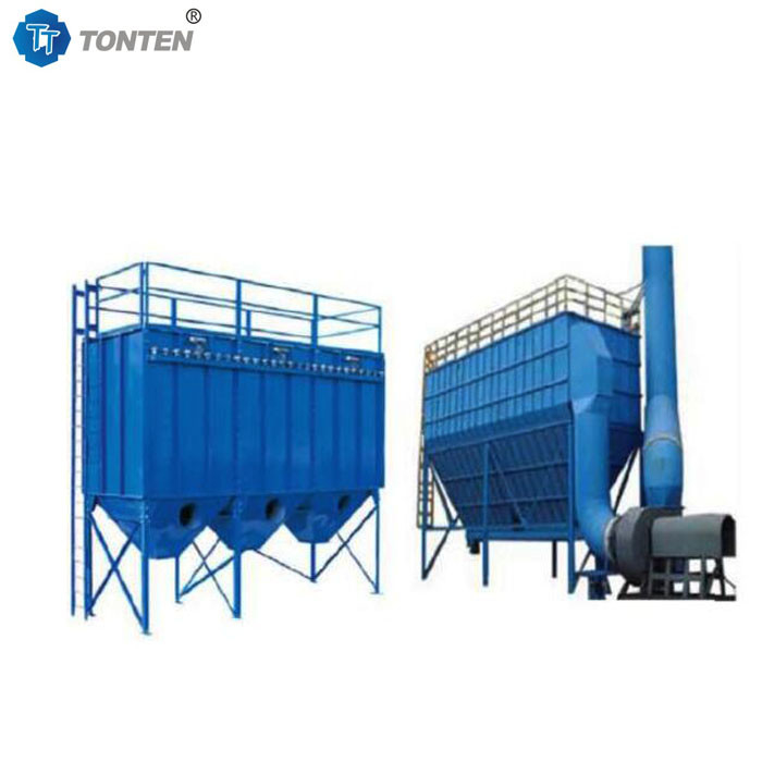 Coletor de poeira de bolsas de pulso de jato de pulso vertical industrial para fábrica de cimento
