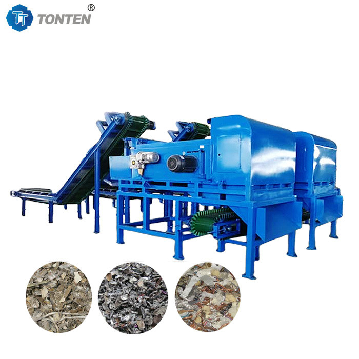 Equipamento de triagem de material de cauda Máquina de triagem de corrente de Eddy de metais não ferrosos
