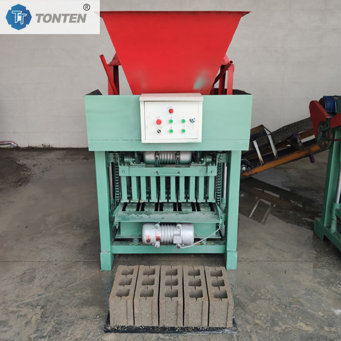 Grande empresa DF4-35B máquina de bloco com Hopper 6 polegadas máquina de bloco para venda