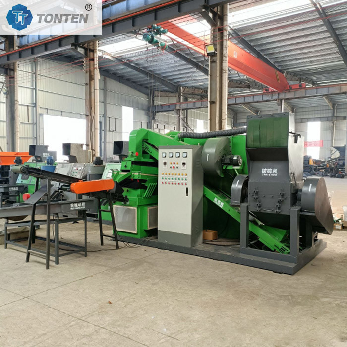 Máquina Granuladora de Fios de Cobre para Reciclagem e Separação de Plástico e Cobre