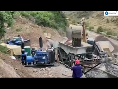 Planta de esmagamento móvel