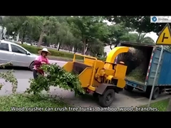 Máquina de madeira do triturador