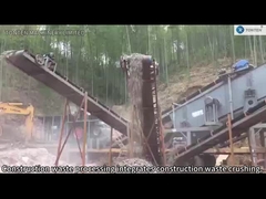 Instalação de produção de linhas de reciclagem de resíduos de construção