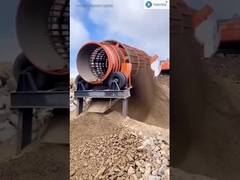 Ecrã de tambor sem eixo